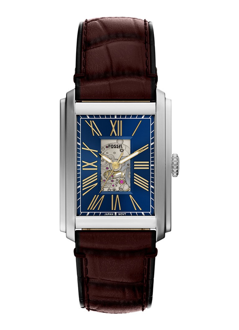 Fossil Heren Carraway horloge ME3273 in de kleur Zilver