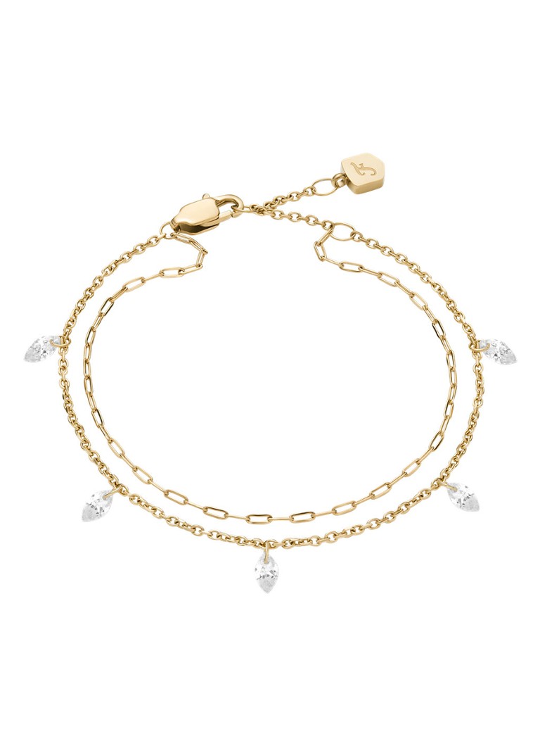 Fossil Dames Ellis armband JF04895710 in de kleur Goud