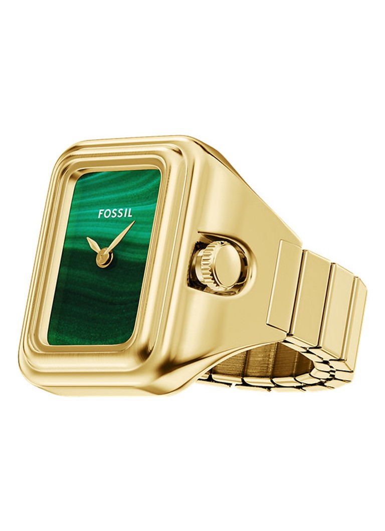 Fossil Dames Raquel horloge ring ES5448 in de kleur Goud
