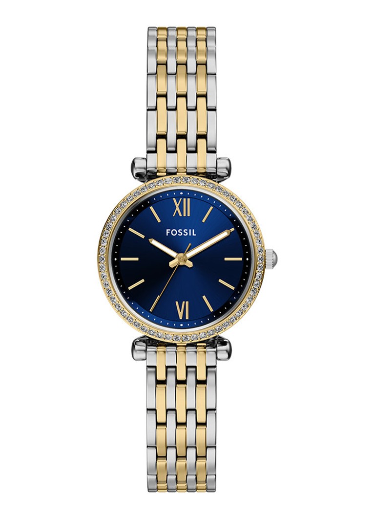 Fossil Dames Carlie horloge ES5438 in de kleur Zilver