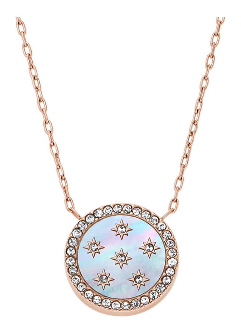 Fossil Dames Merrit ketting JF04936791 in de kleur Roségoud