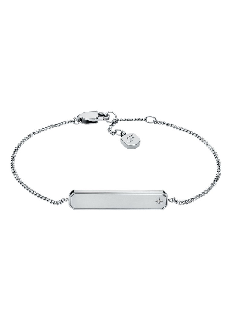 Fossil Dames Sadie armband JF04929040 in de kleur Zilver