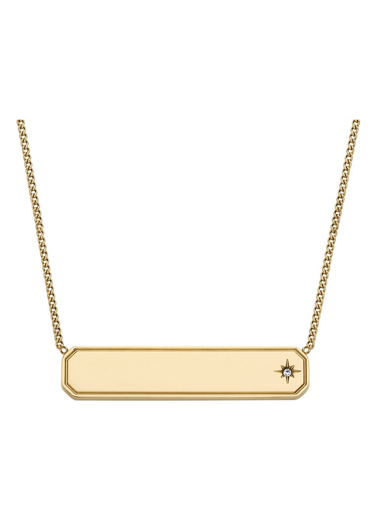 Fossil Dames Sadie ketting JF04926710 in de kleur Goud