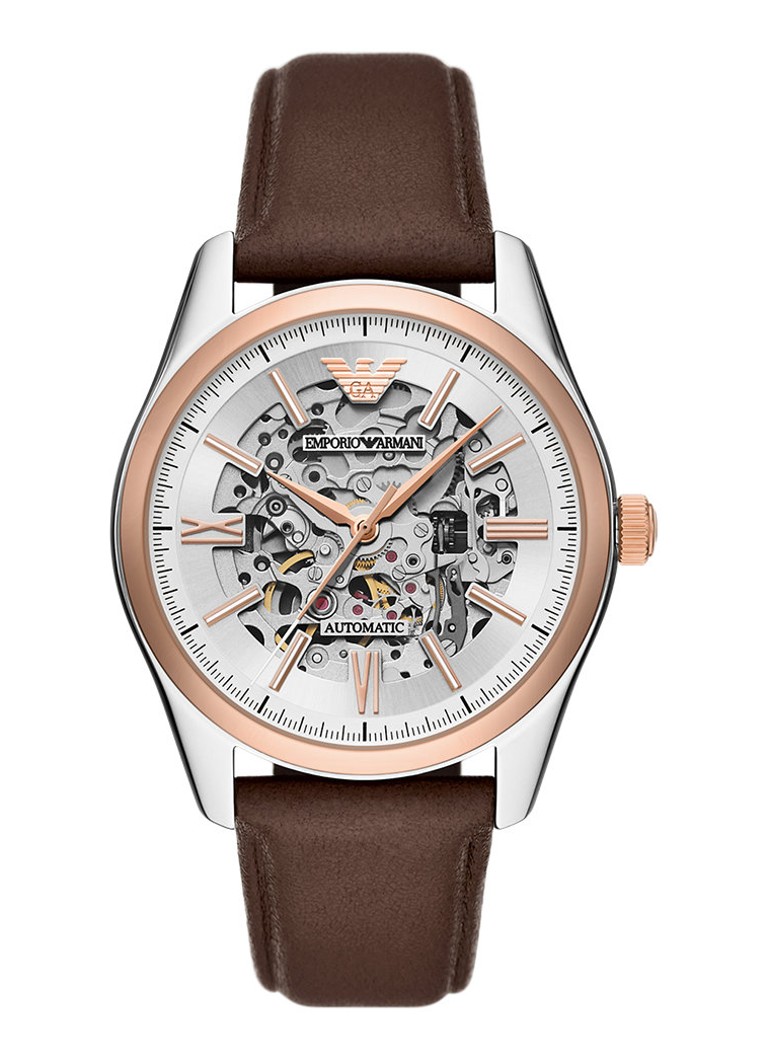 Armani Heren Horloge AR60094 in de kleur Zilver