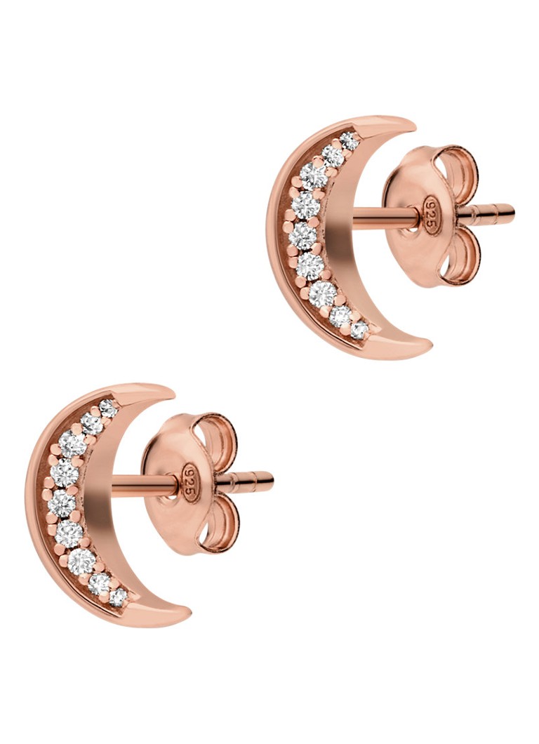 Armani Dames Oorstekers verguld EG3635221 in de kleur Roségoud
