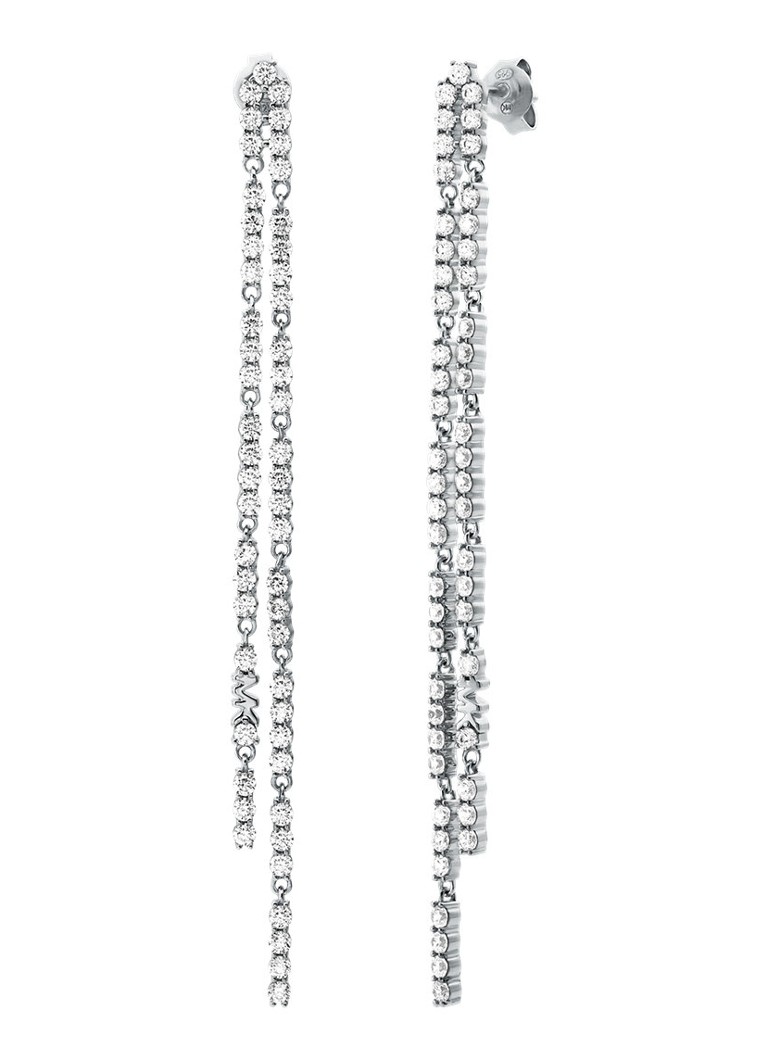 Michael Kors Dames Premium oorstekers van zilver MKC1813040 in de kleur Zilver