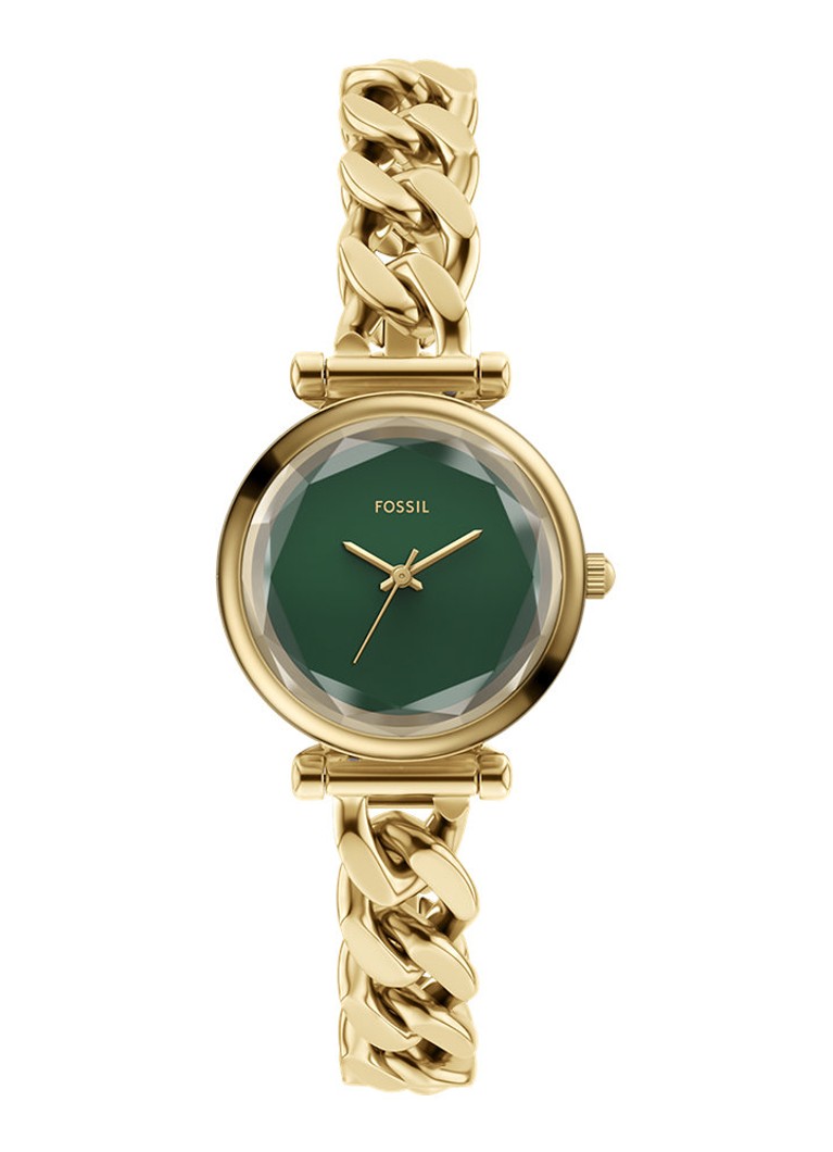 Fossil Dames Carlie horloge ES5441 in de kleur Goud