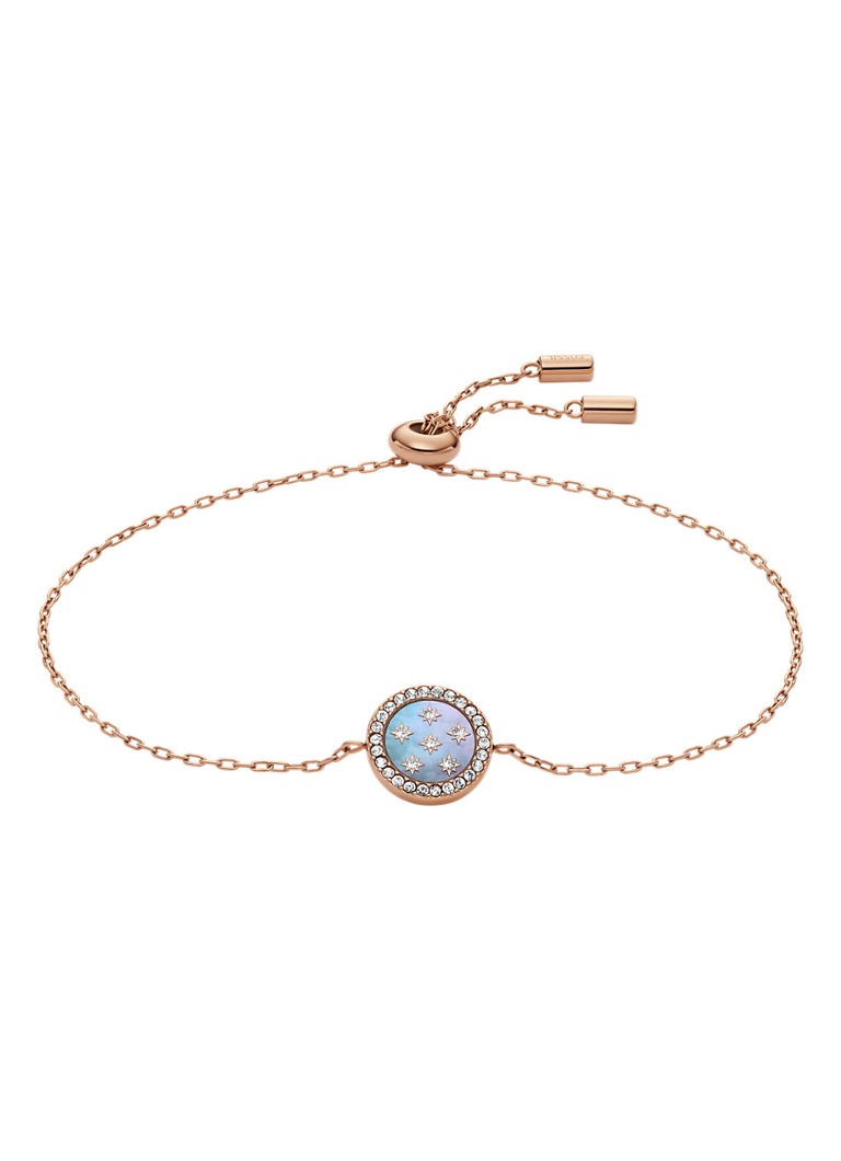 Fossil Dames Merrit armband JF04937791 in de kleur Roségoud
