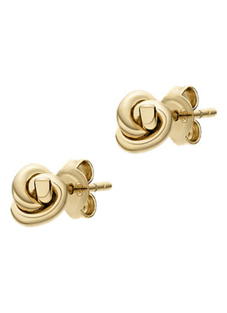 Armani Dames Oorstekers verguld EG3639710 in de kleur Goud