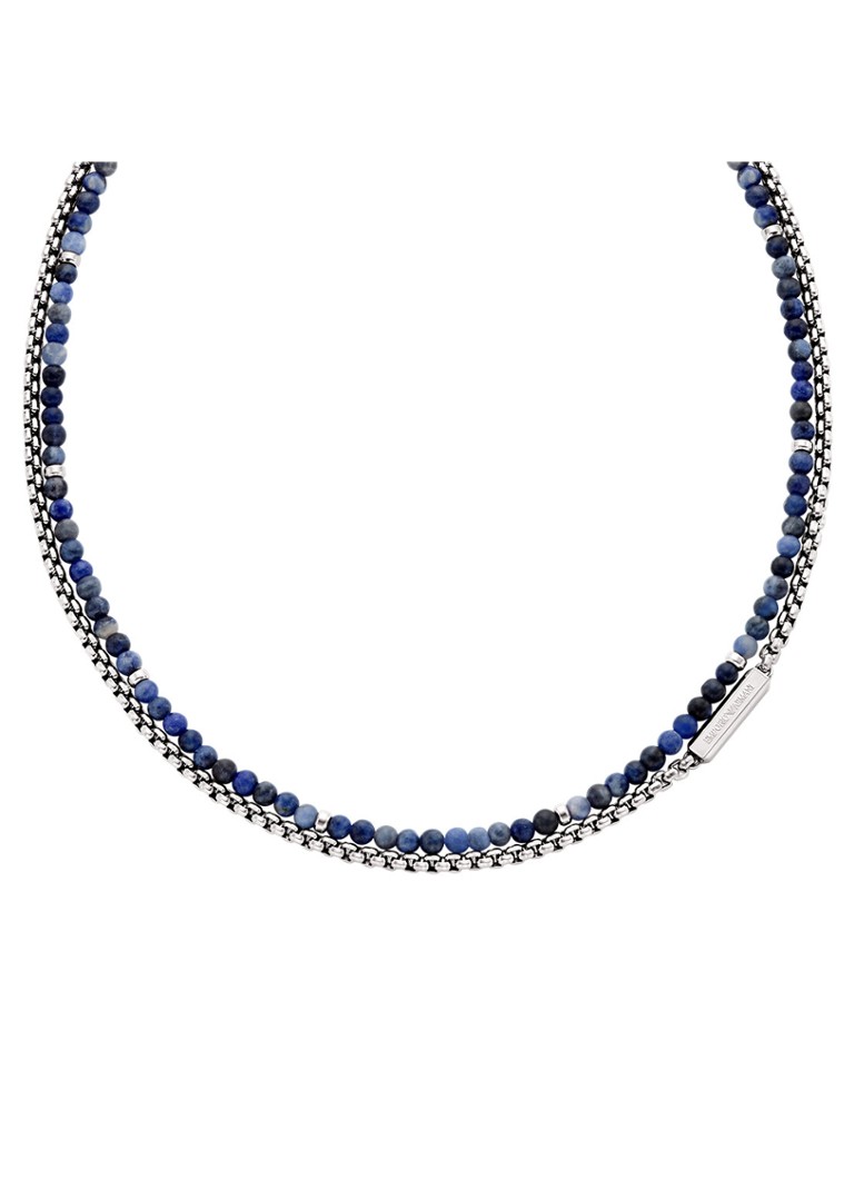 Armani Heren Ketting EGS3312040 in de kleur Zilver