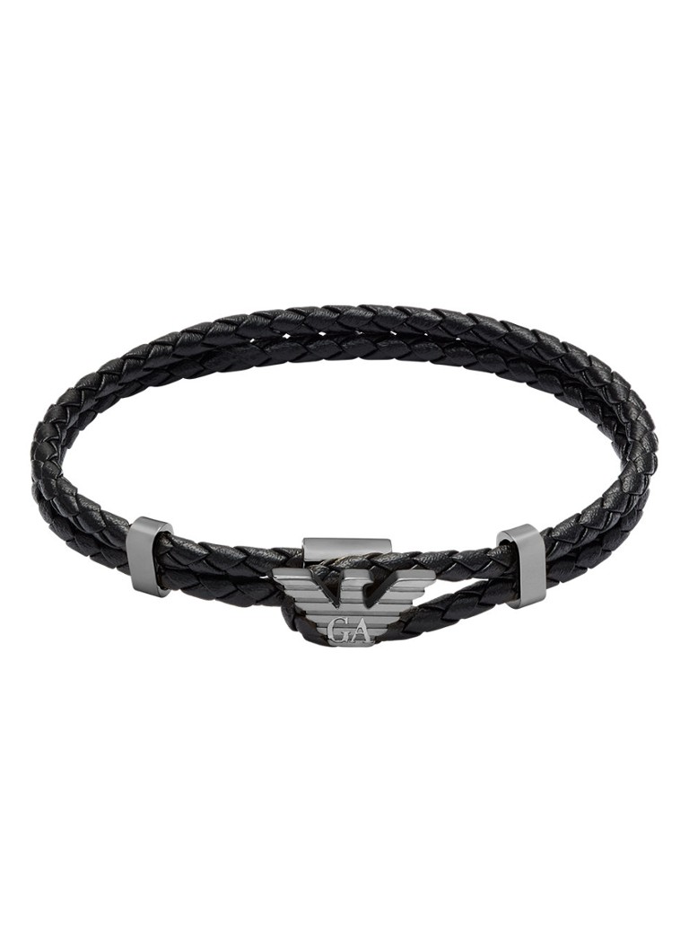 Armani Heren Armband EGS3322060 in de kleur Zilver
