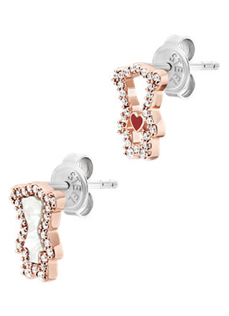 Armani Dames Oorstekers met zirkonia EGS3352221 in de kleur Roségoud