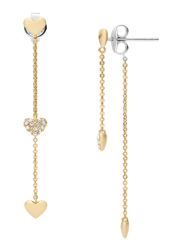 Fossil Dames Sutton oorstekers JA7300710 in de kleur Goud