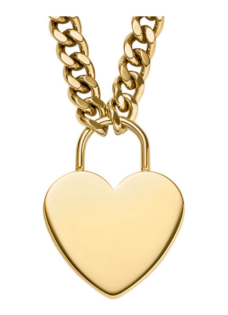 Fossil Dames Sutton ketting JF04958710 in de kleur Goud
