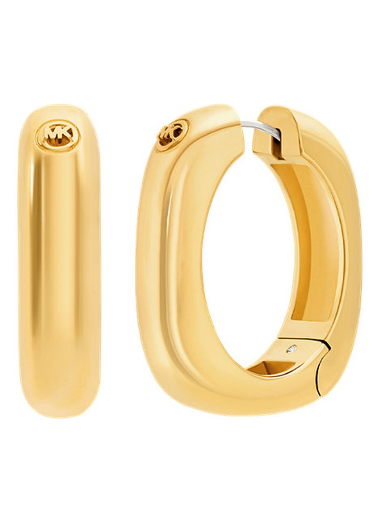 Michael Kors Dames Premium oorringen verguld MKJ8603710 in de kleur Goud