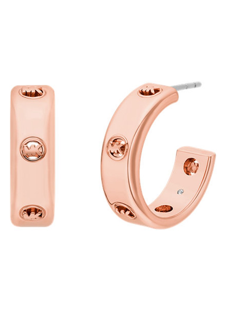 Michael Kors Dames Premium oorringen verguld MKJ8617791 in de kleur Roségoud