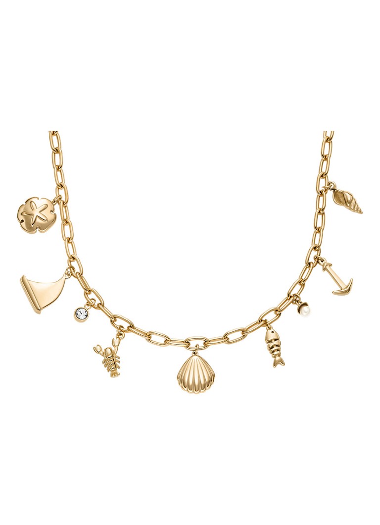 Skagen Dames Moderne Ikon ketting SKJ1902710 in de kleur Goud