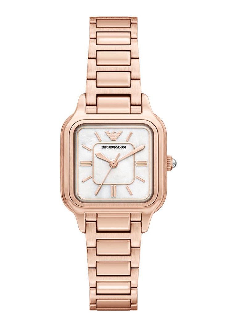 Armani Dames Horloge AR11743 in de kleur Roségoud