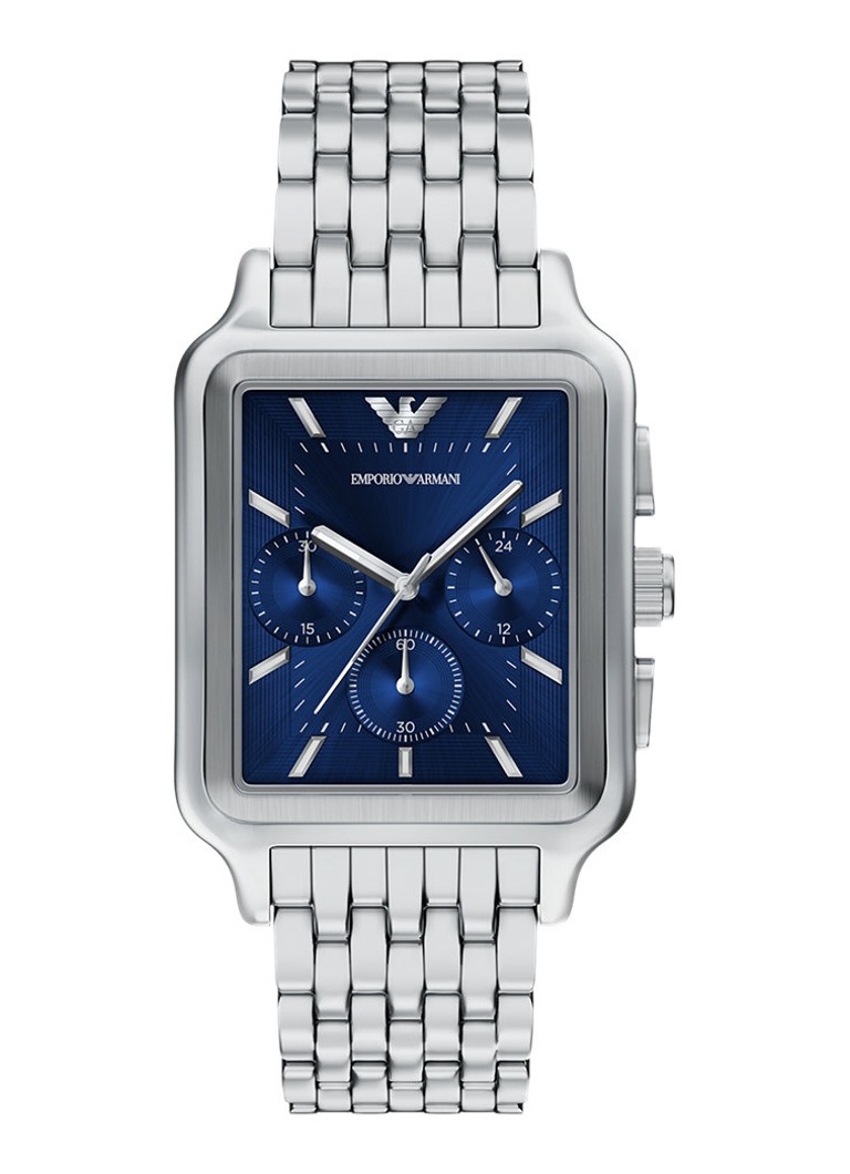 Armani Heren Horloge AR11750 in de kleur Zilver