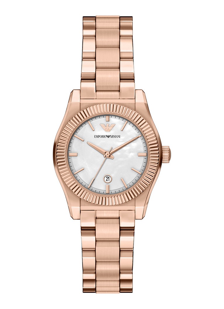 Armani Dames Horloge AR11762 in de kleur Roségoud
