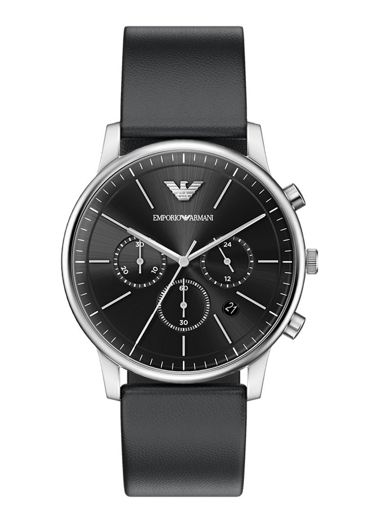 Armani Heren Horloge AR11774 in de kleur Zilver