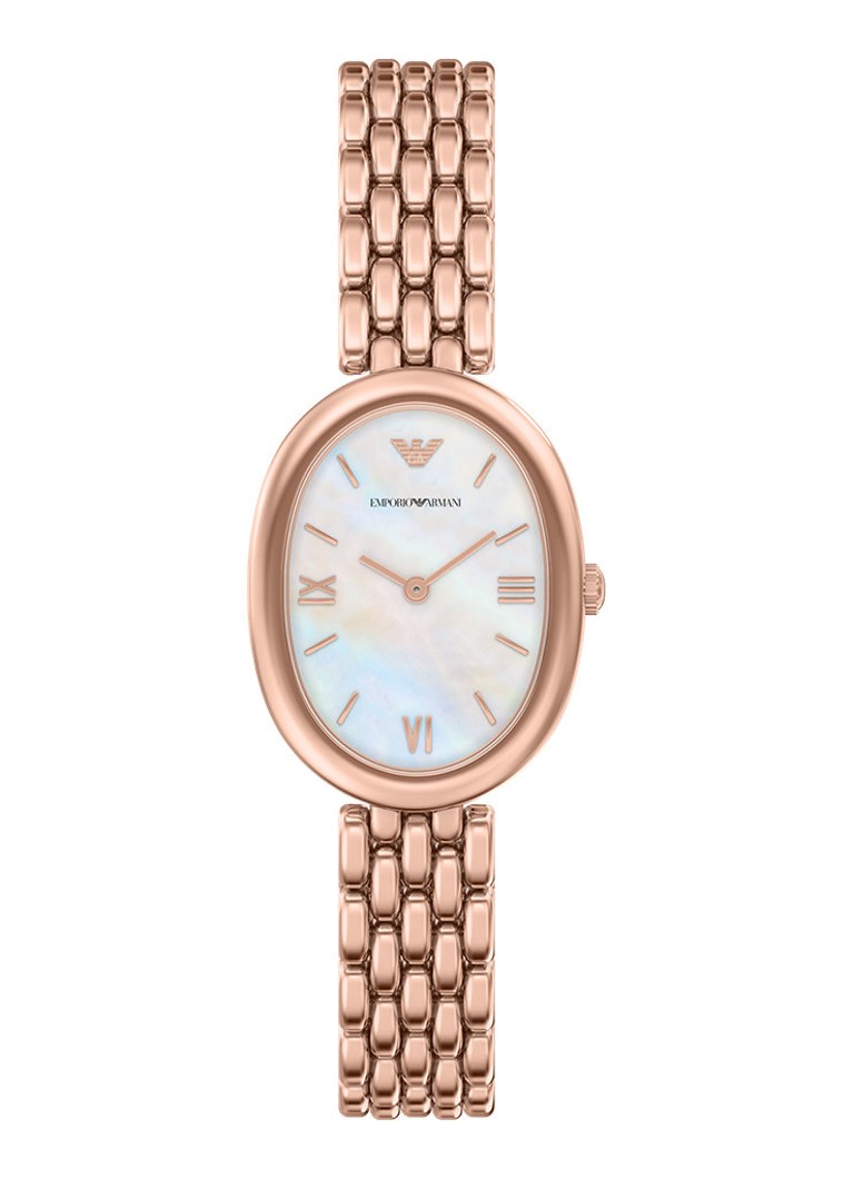 Armani Dames Horloge AR11775 in de kleur Roségoud