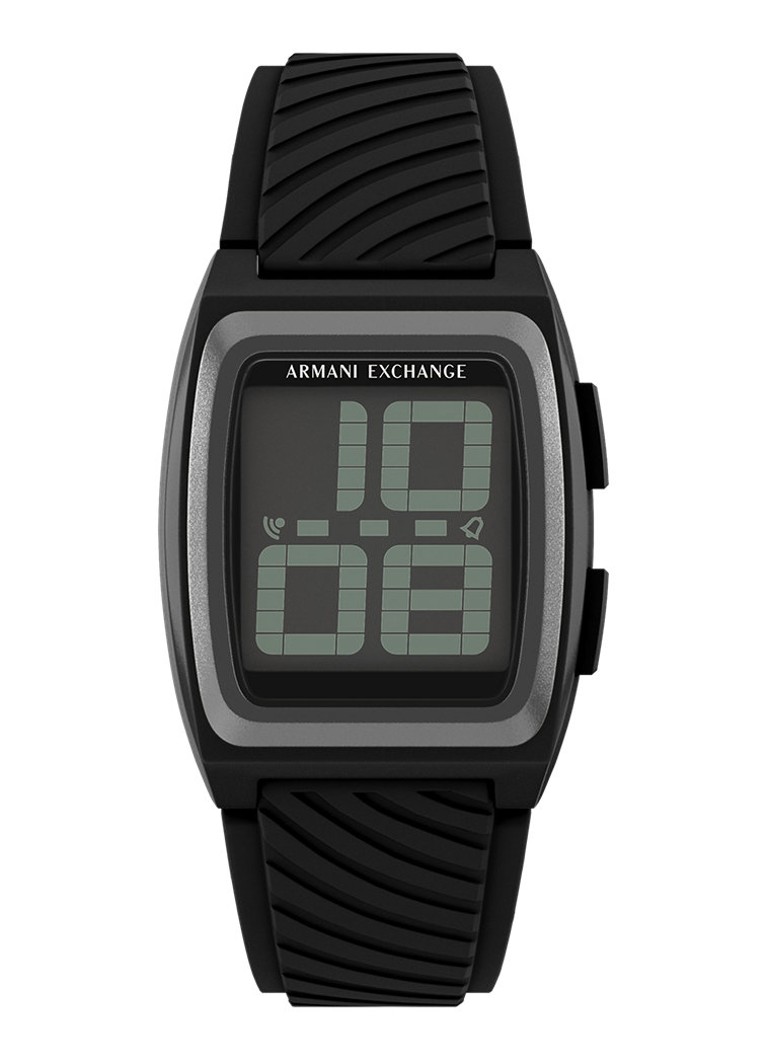 Armani Heren Horloge AX2971 in de kleur Zwart