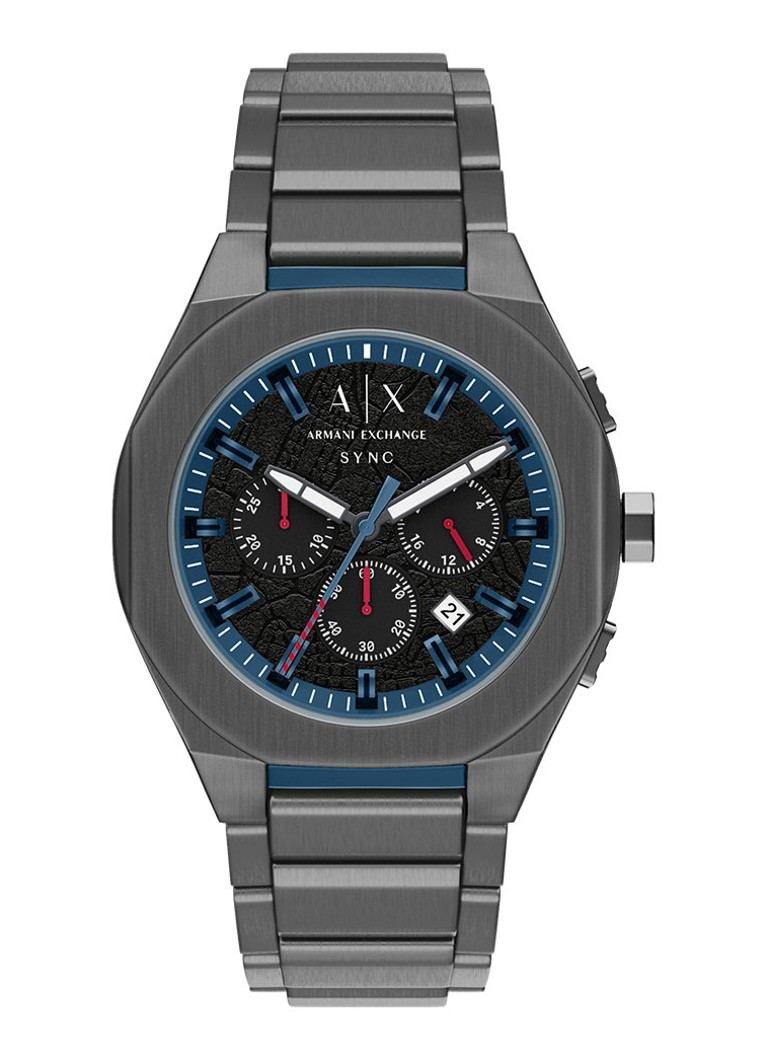 Armani Heren Horloge AX4295 in de kleur Antraciet