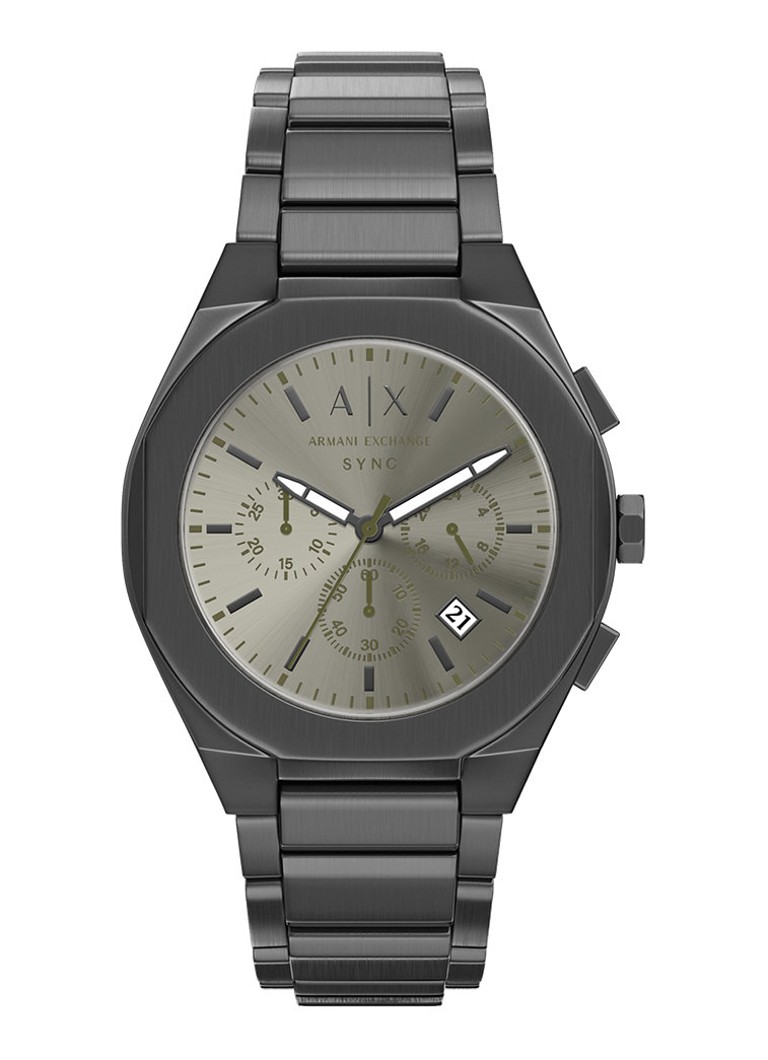 Armani Heren Horloge AX4296 in de kleur Antraciet