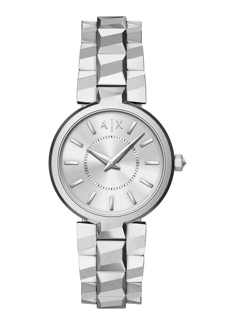 Armani Dames Horloge AX4405 in de kleur Zilver