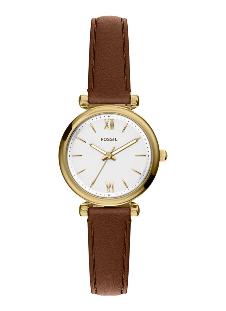 Fossil Dames Carlie horloge ES5464 in de kleur Goud