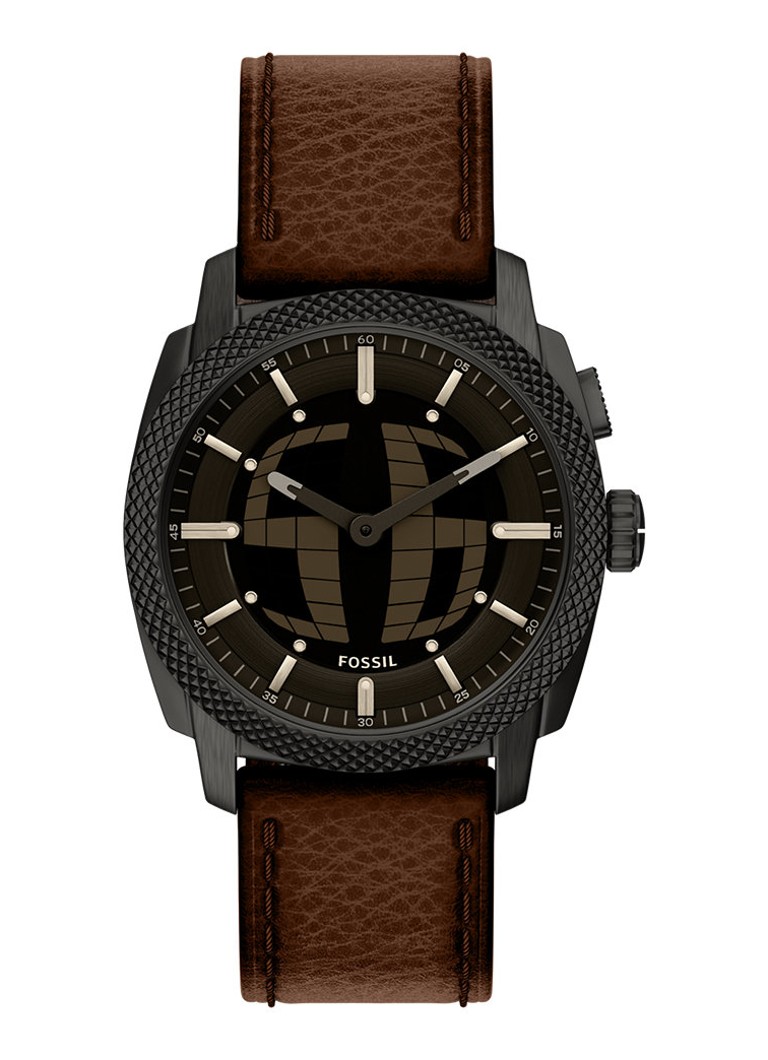 Fossil Heren Machine horloge FS6165 - Limited Edition in de kleur Antraciet