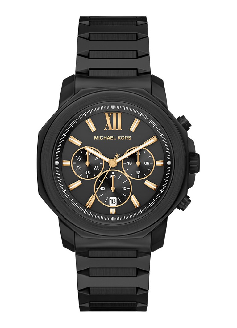 Michael Kors Heren Prescott horloge MK9252 in de kleur Zwart