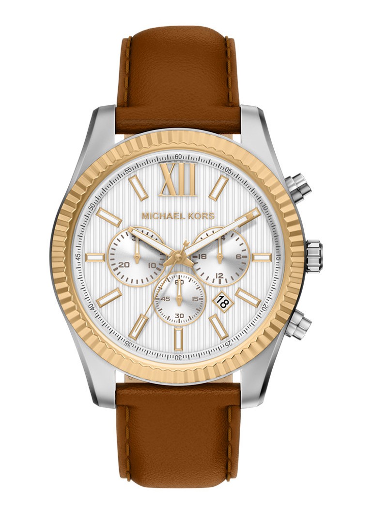 Michael Kors Heren Lexington horloge MK9257 in de kleur Zilver