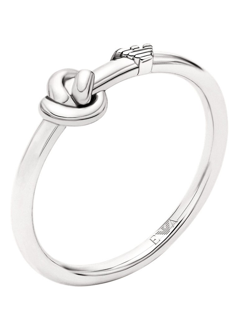 Armani Dames Ring van zilver EG3644040 in de kleur Zilver
