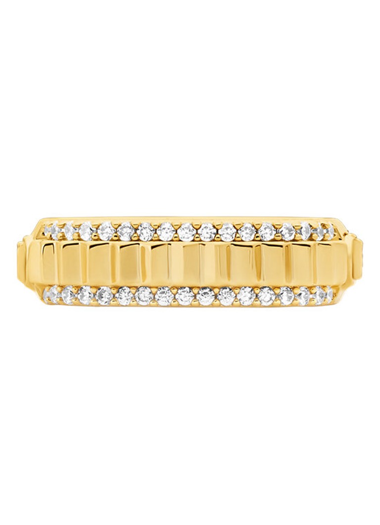 Michael Kors Dames Premium ring MKJ8611710 in de kleur Goud