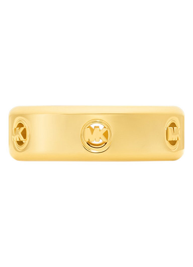 Michael Kors Dames Premium ring verguld MKJ8616710 in de kleur Goud