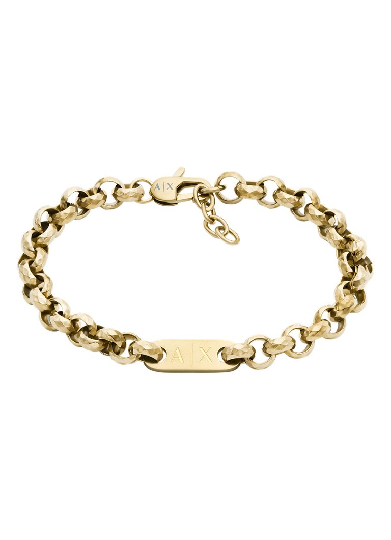 Armani Heren Armband AXG0175710 in de kleur Goud