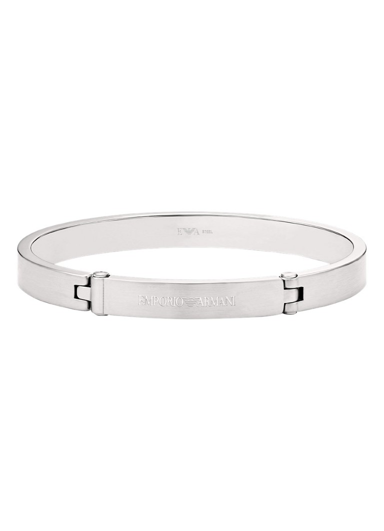 Armani Heren Armband EGS3307040 in de kleur Zilver