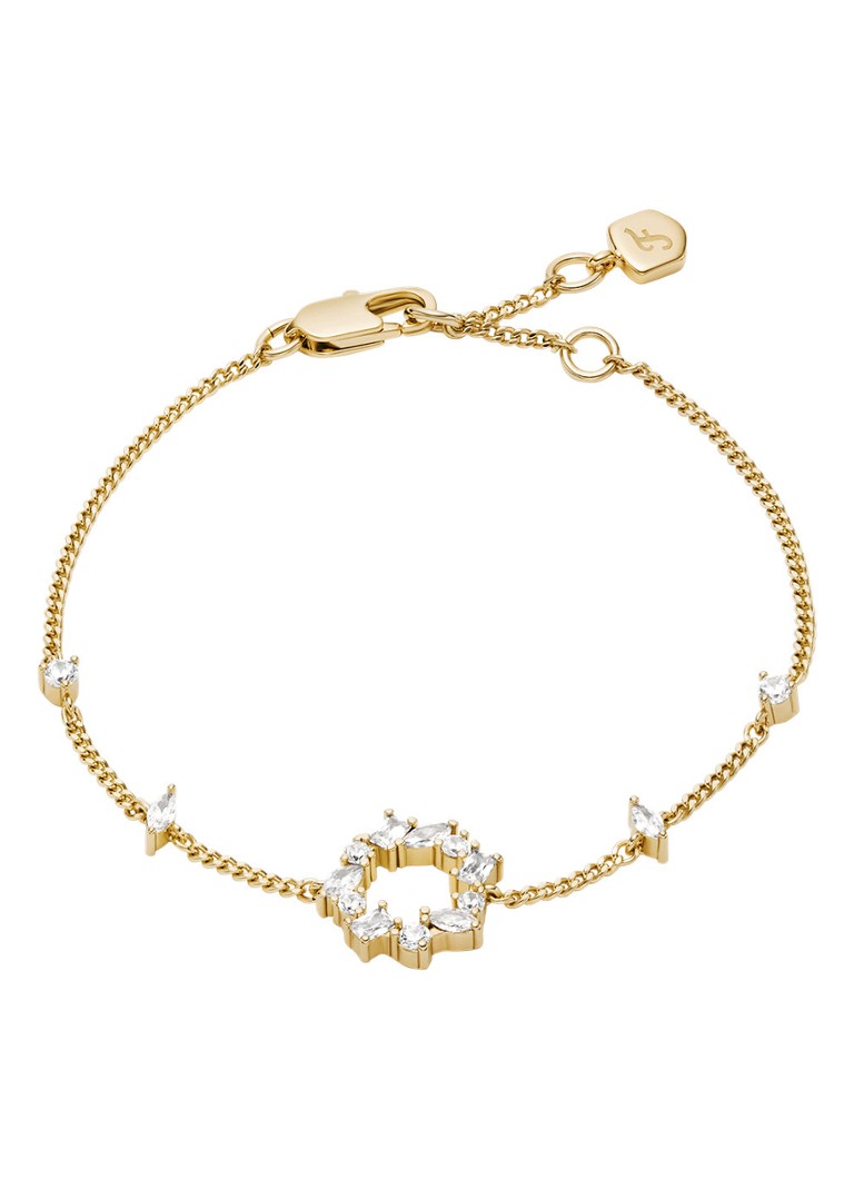 Fossil Dames Ellis armband JA7296710 in de kleur Goud
