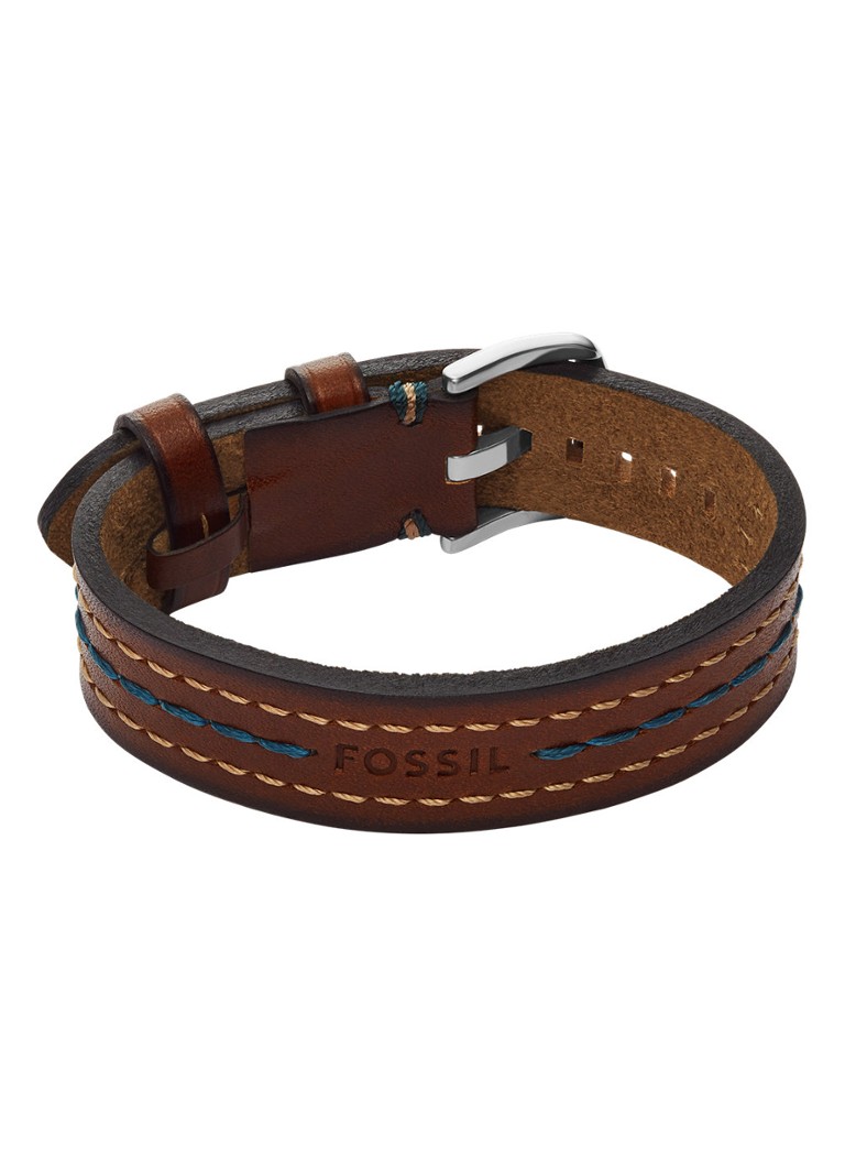 Fossil Heren Everett armband JF04949040 in de kleur Bruin