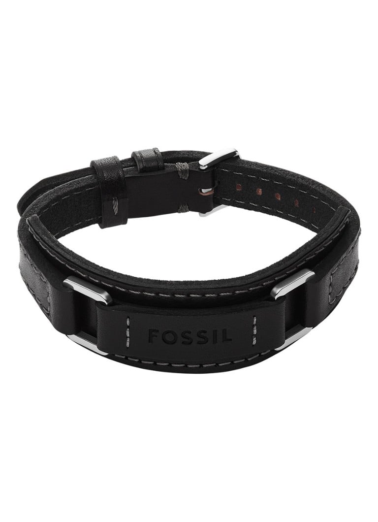 Fossil Heren Machine armband JF04950040 in de kleur Zwart