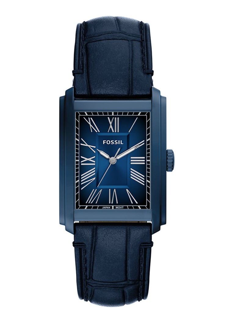 Fossil Heren Carraway horloge FS6170 in de kleur Blauw
