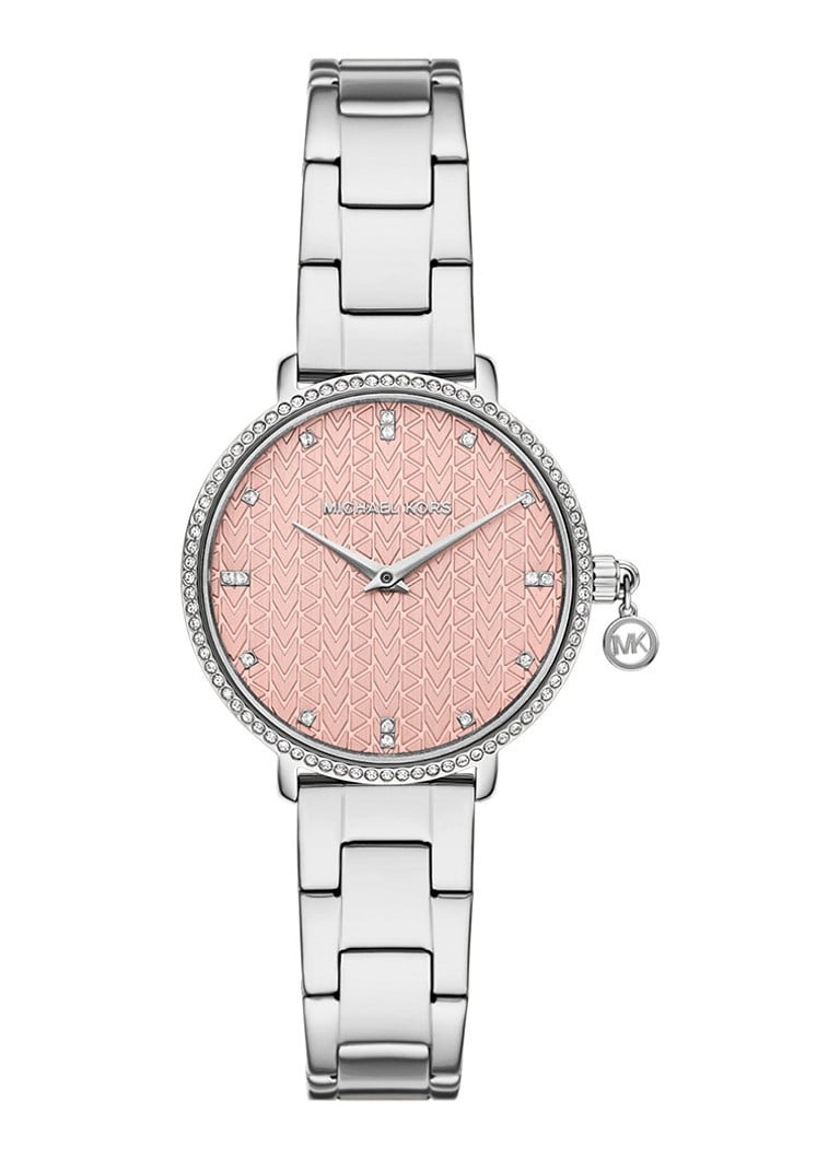 Michael Kors Dames Pyper horloge MK7617 in de kleur Zilver