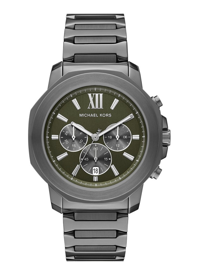 Michael Kors Heren Prescott horloge MK9259 in de kleur Antraciet