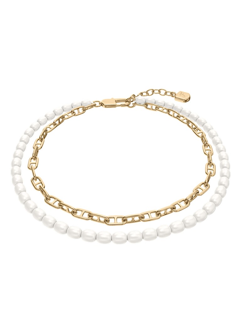 Fossil Dames Heritage armband JA7322710 in de kleur Goud