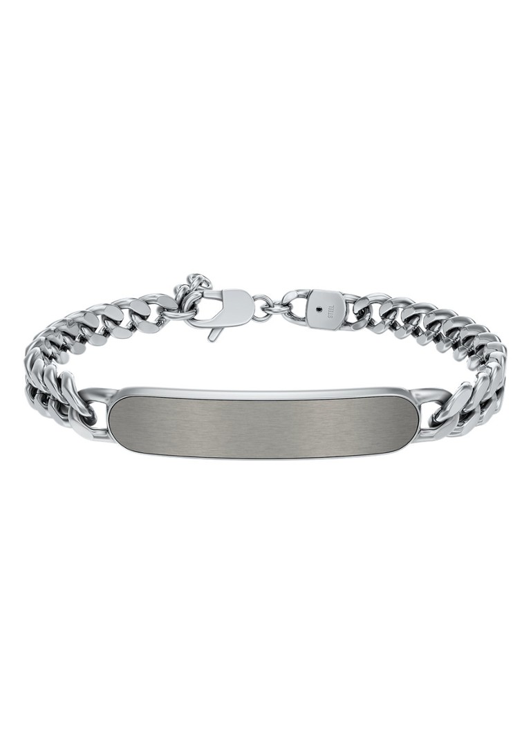 Fossil Heren Ellis armband JF04982998 in de kleur Zilver
