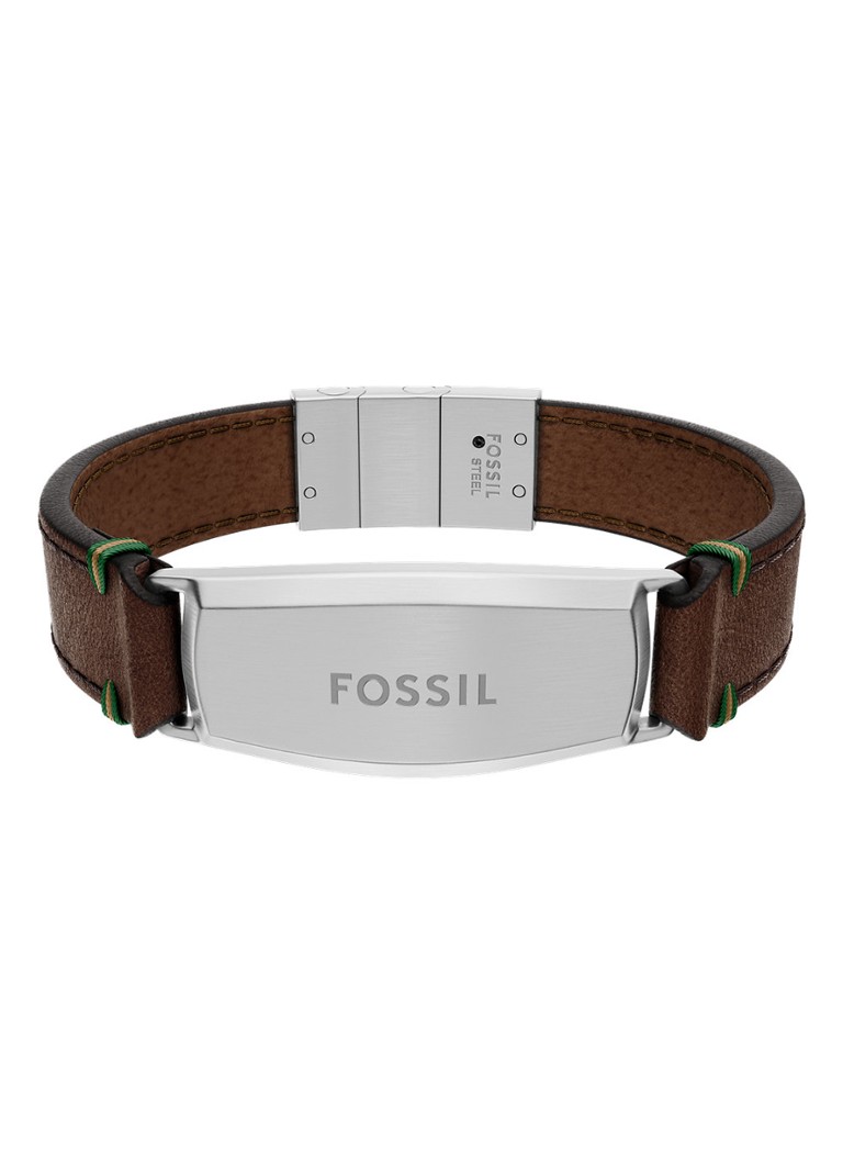 Fossil Heren Everett armband JF04988040 in de kleur Bruin