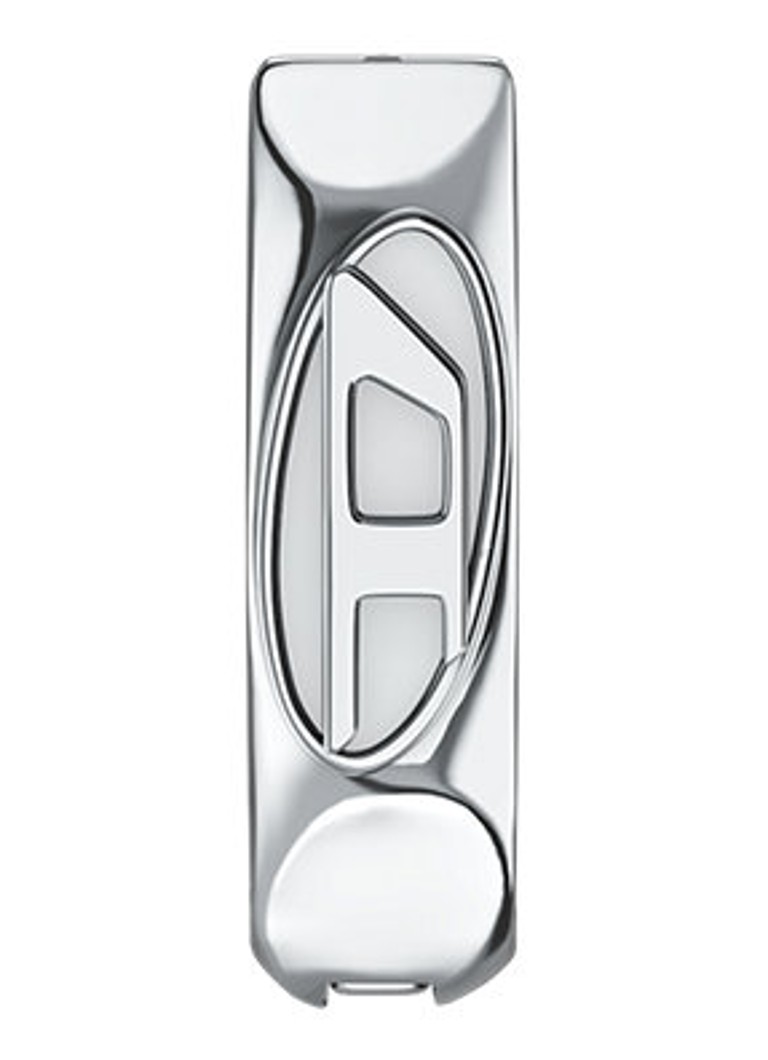 Diesel Dames D Logo enkele oorring DX1692040 in de kleur Zilver