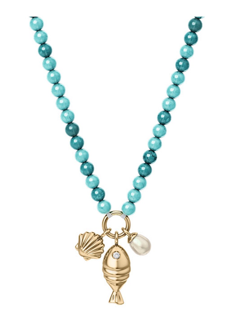 Fossil Dames Sutton ketting JA7318710 in de kleur Goud
